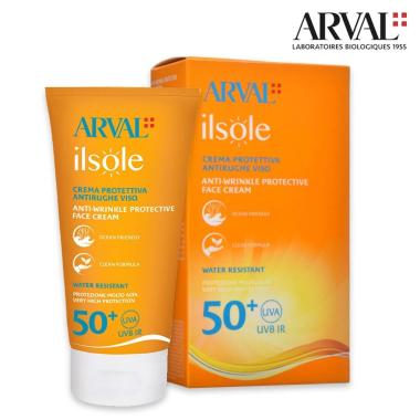 Arval il sole - crema protettiva anti rughe viso 50 ml spf50+