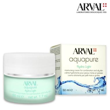 Arval aquapure hydra light - crema idratante pelli miste e grasse vs 50 ml