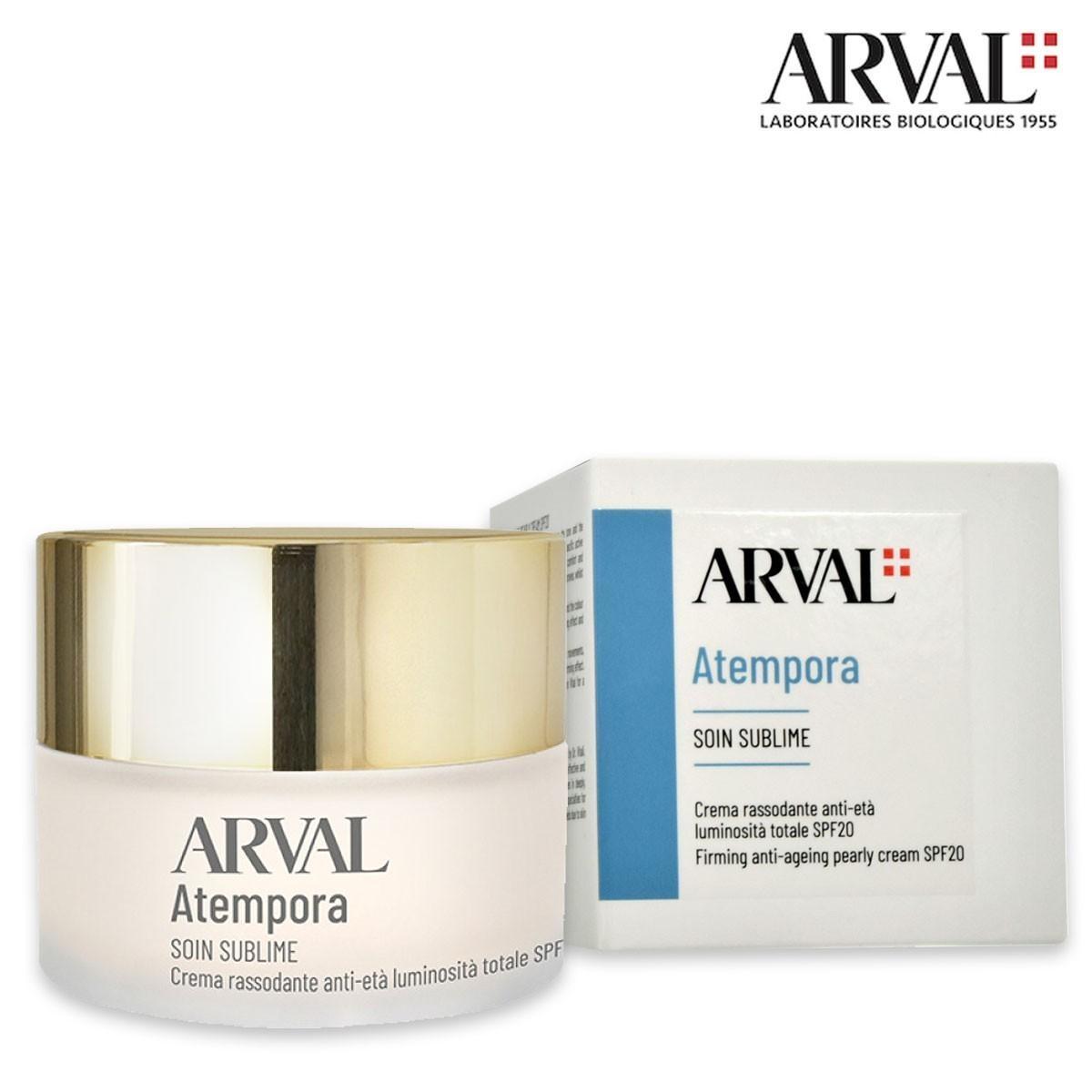 Arval atempora soin sublime - crema rassodante anti-et luminosit totale spf 20 vs 50 ml