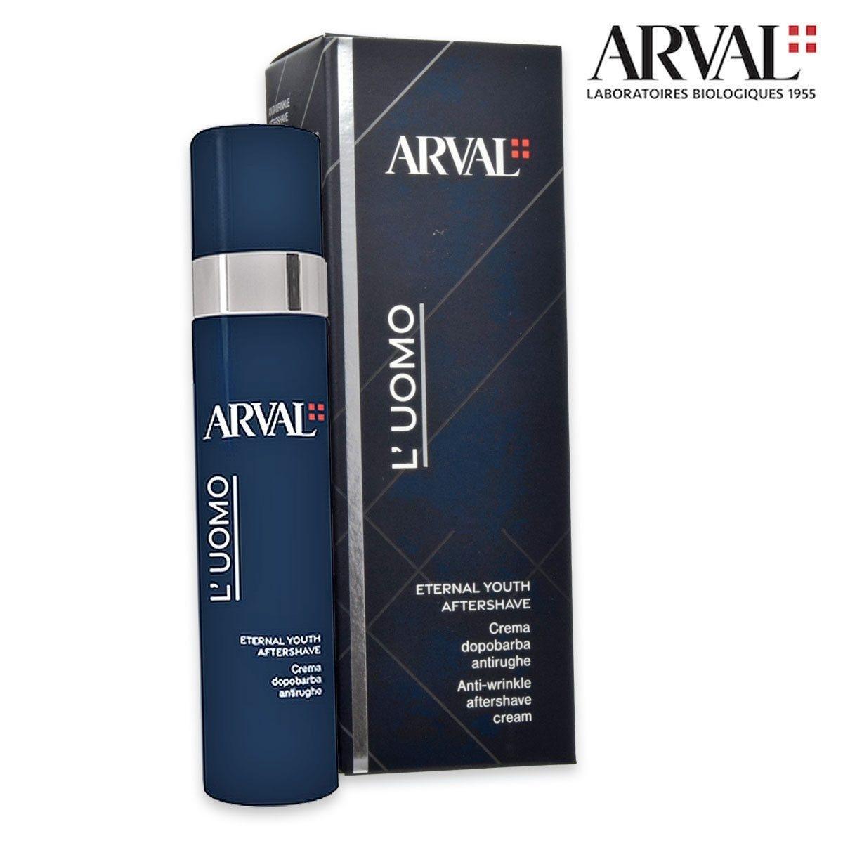 Arval l'uomo eternal youth aftershave - crema dopobarba antirughe fl . 50 ml