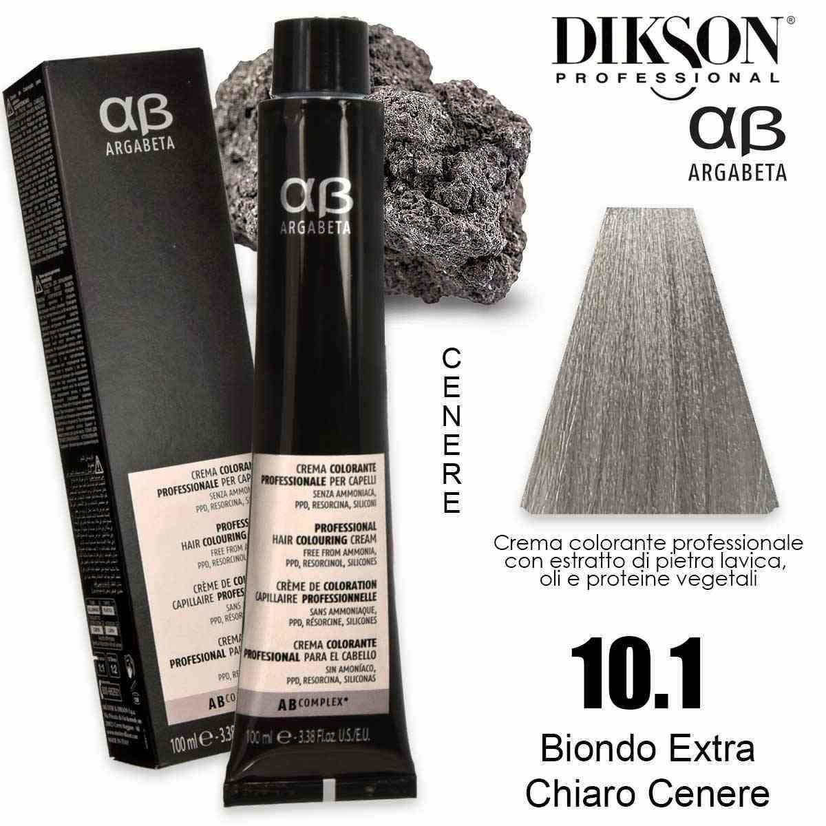 Dikson argabeta color 100 ml 10.1 biondo extra chiaro cenere