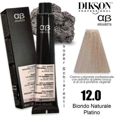 Dikson argabeta color 100 ml 12.0 biondo naturale platino