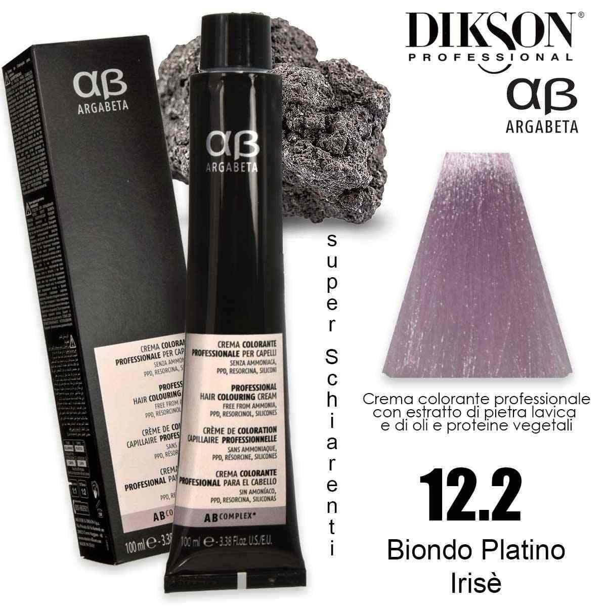 Dikson argabeta color 100 ml 12.2 biondo platino iris<br>