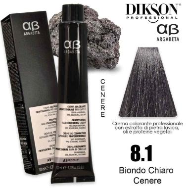 Dikson argabeta color 100 ml  8.1 biondo chiaro cenere