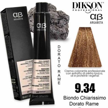 Dikson argabeta color 100 ml 9.34 biondo chiarissimo dorato rame