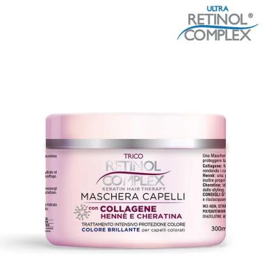 Trico retinol complex maschera protezione colore con collagene & cheratina 300 ml