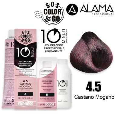 S.o.s. color & go 10 minuti 4.5 colorazione 10min duo set 90 + 90 ml kit