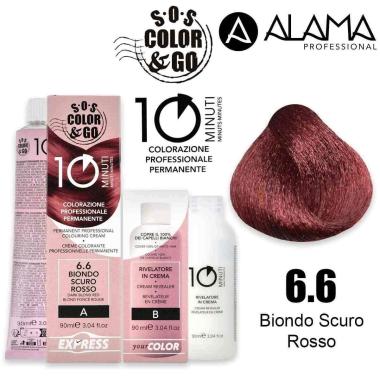 S.o.s. color & go 10 minuti 6.6 colorazione 10min duo set 90 + 90 ml kit