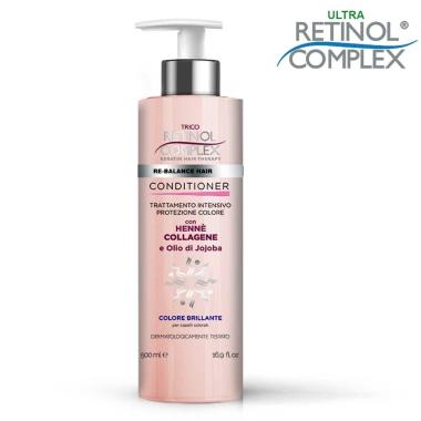 Keratin complex conditioner 500 ml protezione colore con henn & collagene