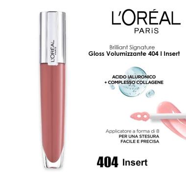 L`oral paris brilliant signature plump lucidalabbra con acido ialuronico 404