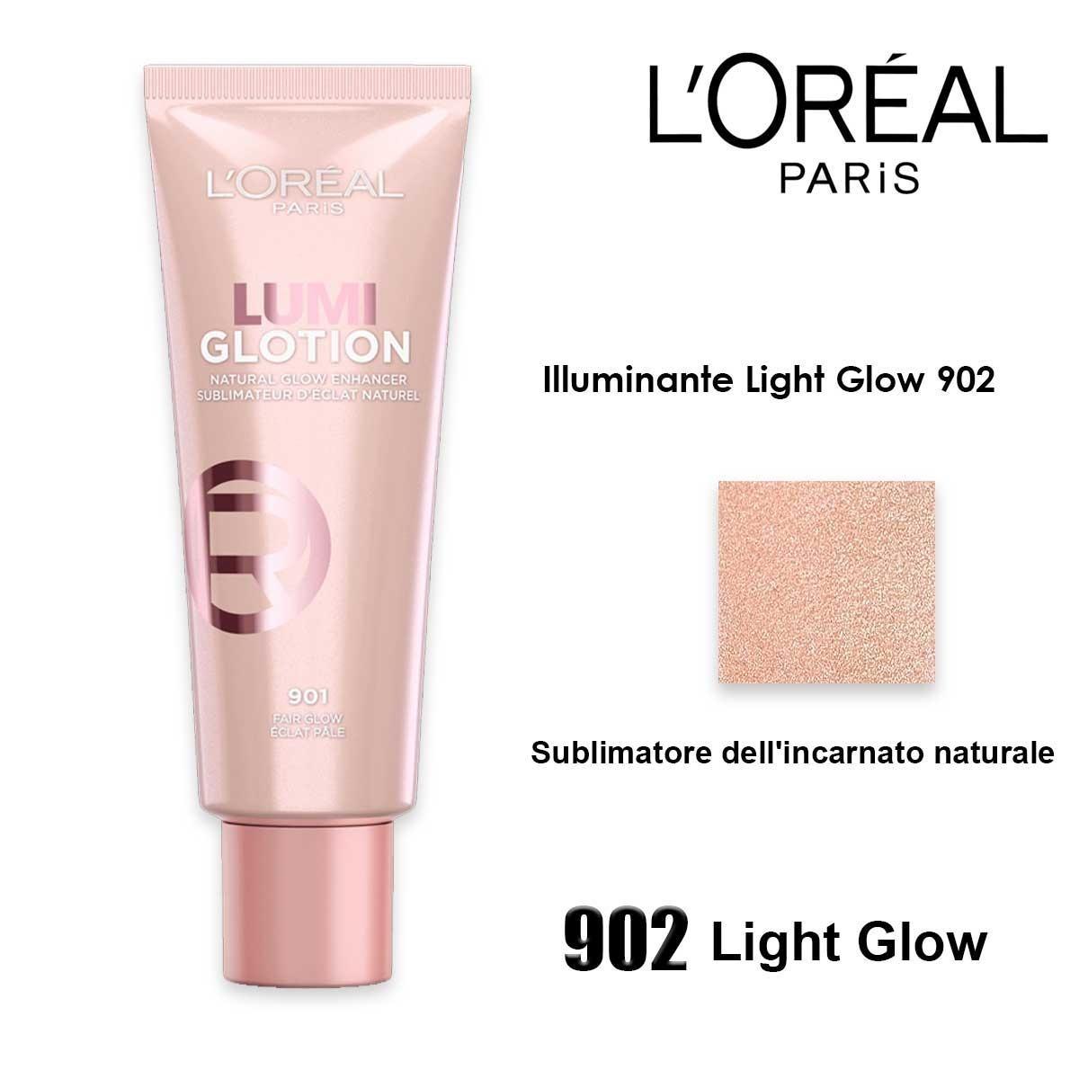 L'oreal illuminante viso glotion light glow 902