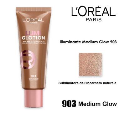 L'oreal illuminante viso glotion medium glow 903