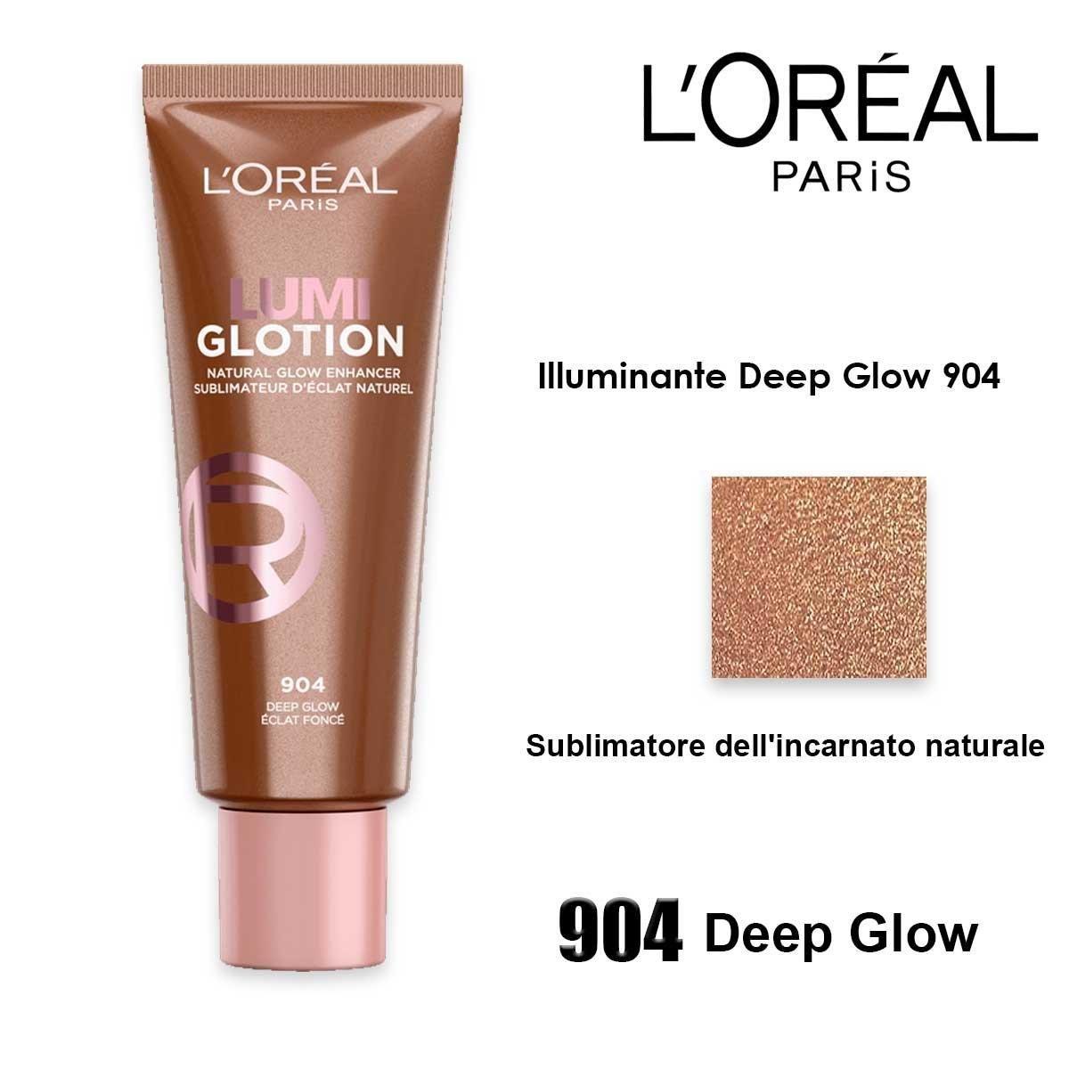 L'oreal illuminante viso glotion deep glow 904