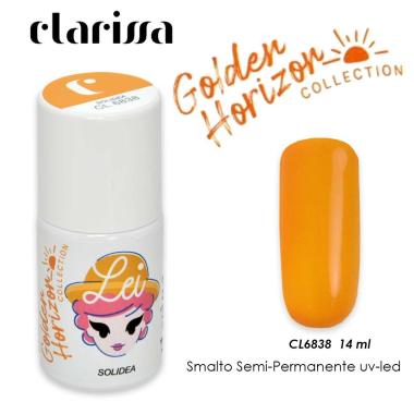 Clarissa lei solidea 14 ml smalto uv/led golden horizon