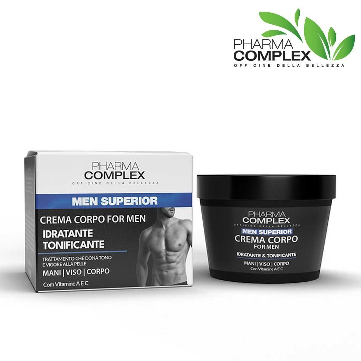 Pharma complex crema corpo uomo for men 250 ml