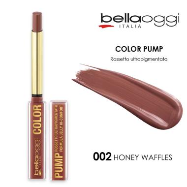 Bella oggi rossetto in gel ultra pigmentato color pump honey waffles 002