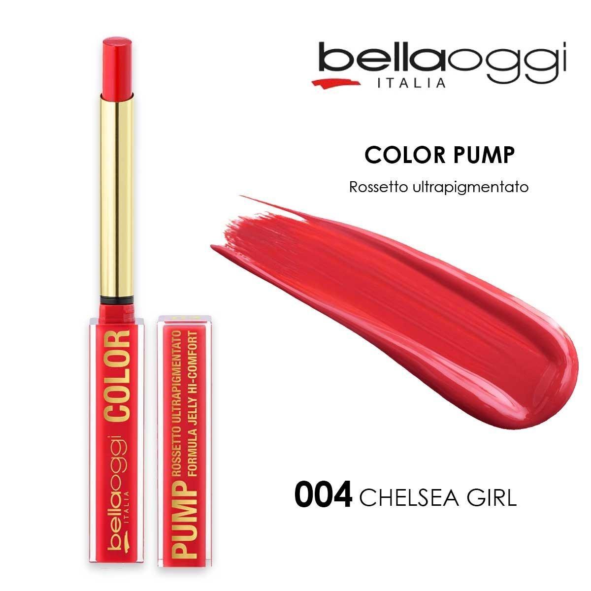 Bella oggi rossetto in gel ultra pigmentato color pump chelsea girl 004