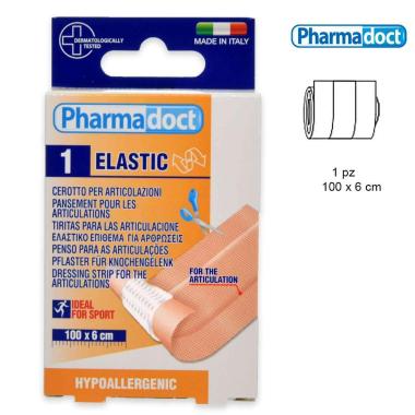 Pharmadoct striscia cotone elastico 100 x 6 cm