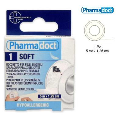 Pharmadoct rocchetto tnt bianco 5 cm x 1,25 cm