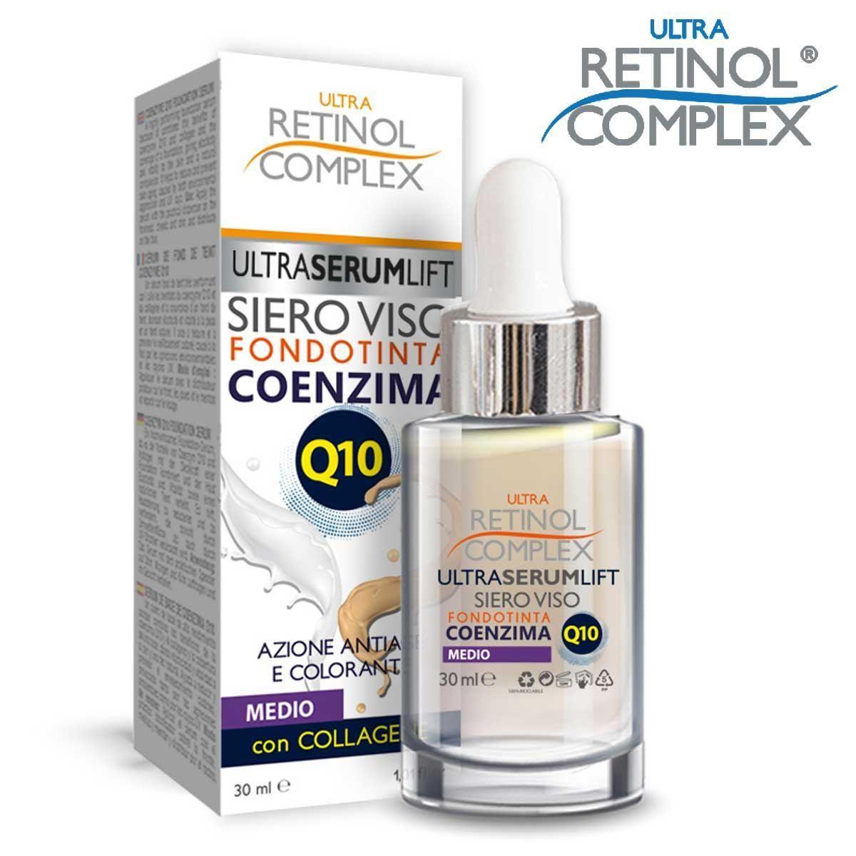 Retinol complex siero viso fondotinta coenzima q10 medio 30 ml