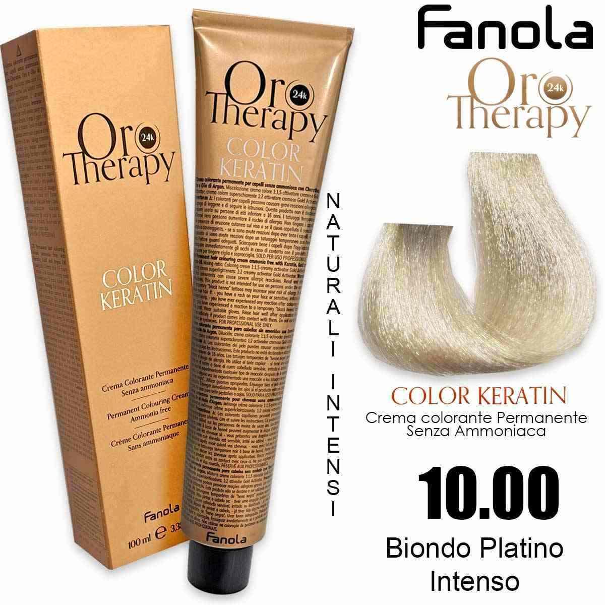 Fanola oro therapy color keratin 100 ml 10.00