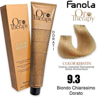 Fanola oro therapy color keratin 100 ml 9.3