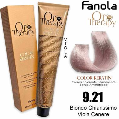 Fanola oro therapy color keratin 100 ml 9.21