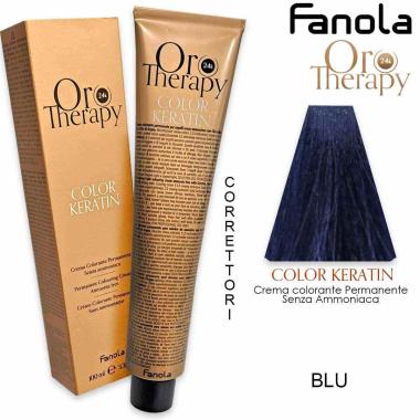 Fanola oro therapy color keratin 100 ml blu