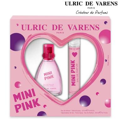 Ulric de varens set mini pink edp 25ml+vapo 20ml