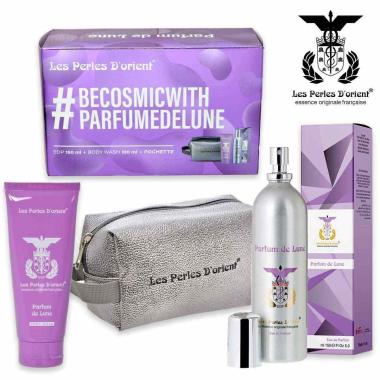 Lpdo coffret parfum de lune edp 150 ml + shower gel 100 ml + pochette