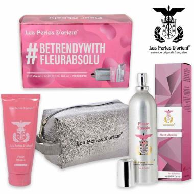 Lpdo coffret fleur absolu edp 150 ml + shower gel 100 ml + pochette