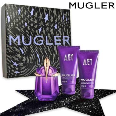 Mugler coffret alien edp 30 + body lotion 50 ml + crema idratante 50 ml