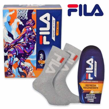 Fila fierce man: showergel refresh&regenerate 250ml + calze