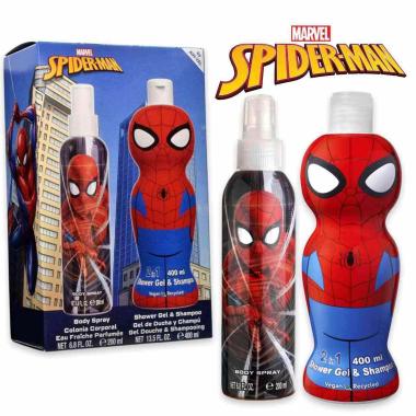 Spiderman set body spray 200 ml + shower gel 1d 400 ml