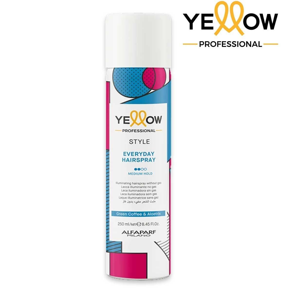 Alfaparf yellow style everyday hairspray 250ml no gas