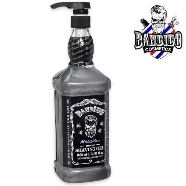 Bandido shaving gel metallic silver idratante 1000 ml