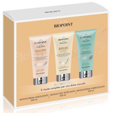 Biopoint coffret bagno addolcente 200 ml, energizzante 200 ml,setificante 200 ml