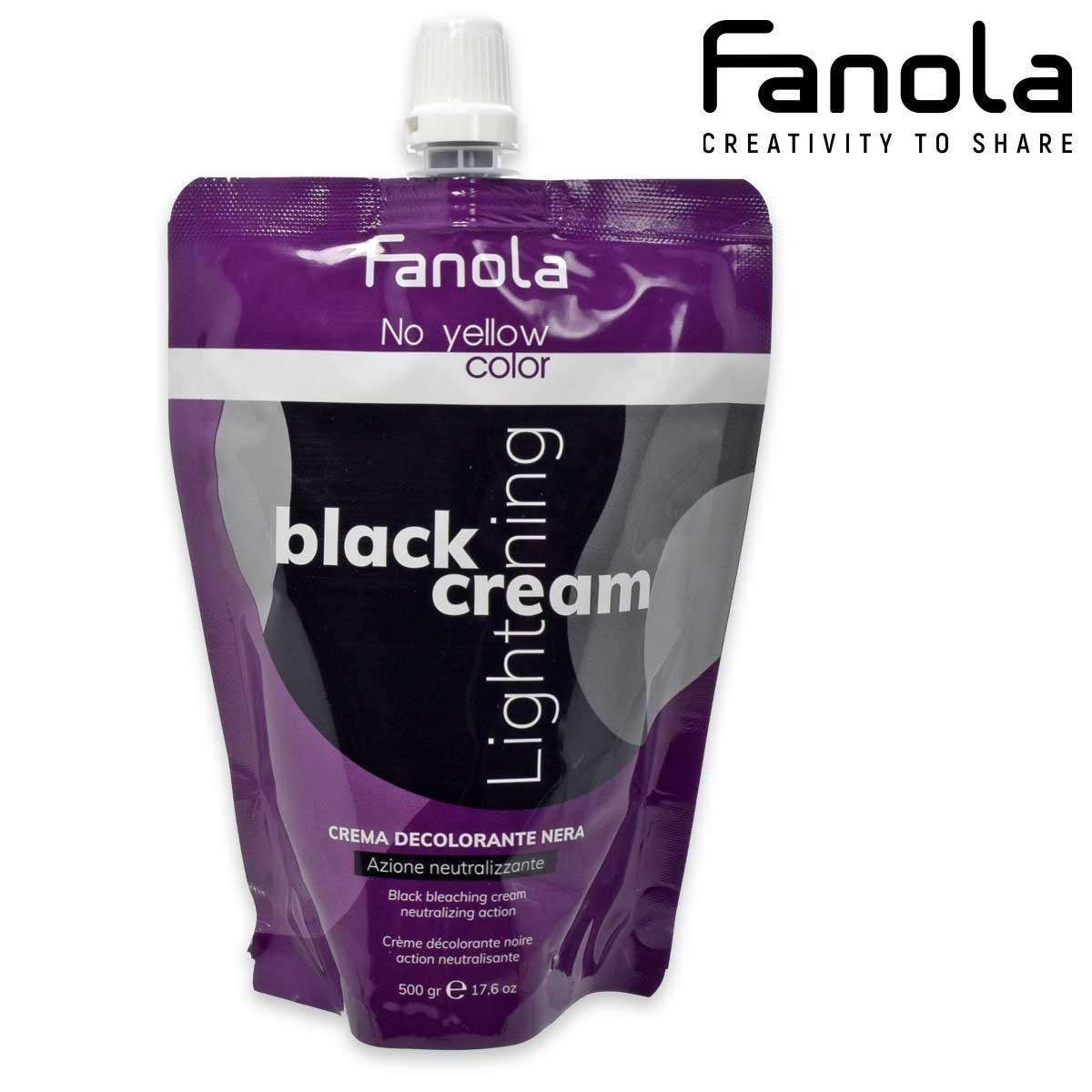 Fanola crema decolorante nera 500 gr