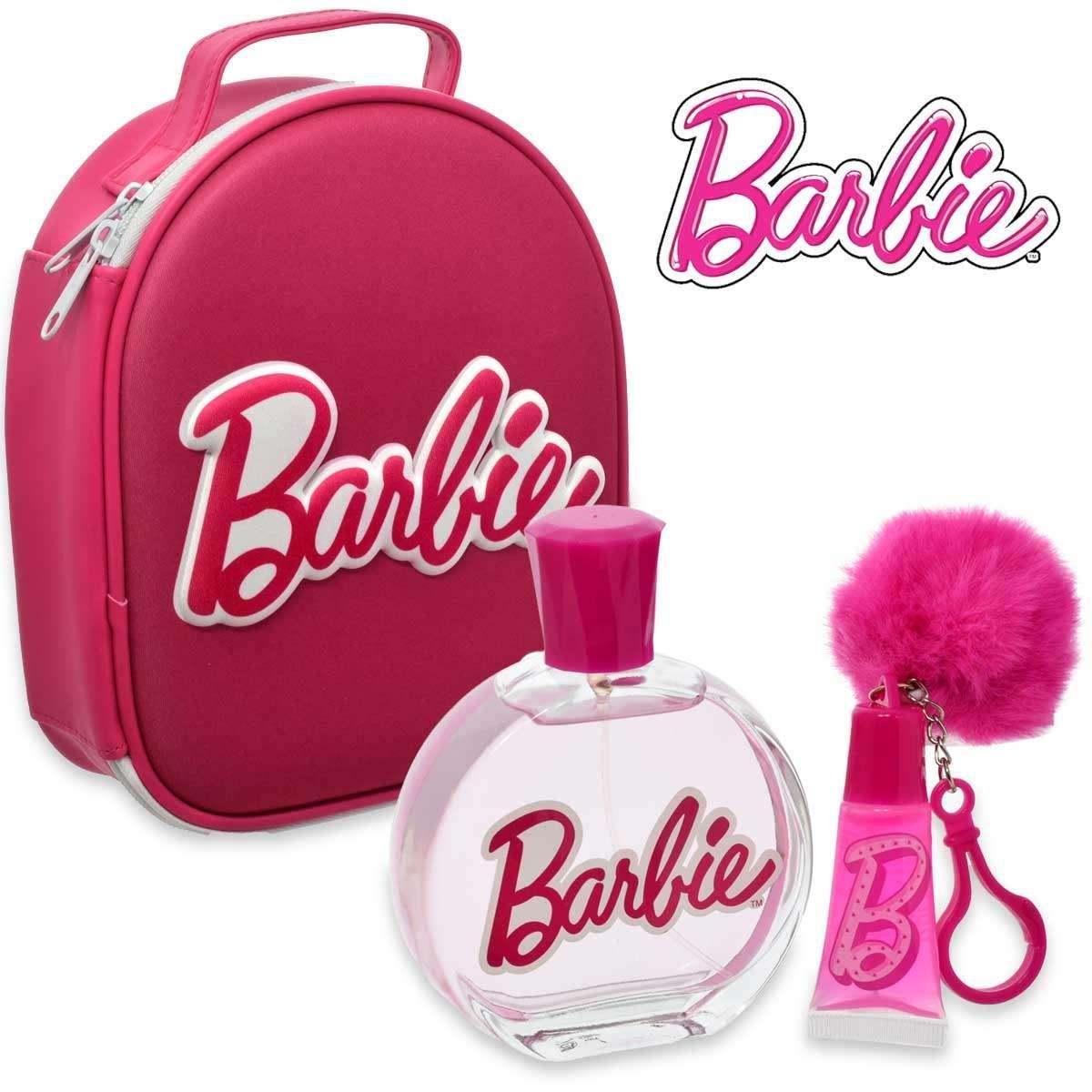 Barbie gift set zip bag edt 100 ml + lipgloss