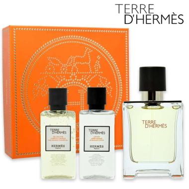 Hermes terre d'hermes edt 50 + all over shampoo 40 ml + lot. apres rasage 40 ml