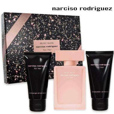 Narciso rodriguez  for her musc nude edp 50 ml + body lotion 50 ml + sh. gel 50 ml