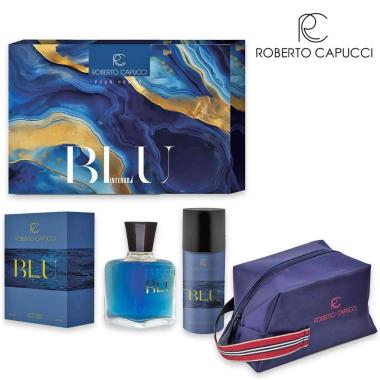 Capucci blu intenso after shave 100ml +deo 150 ml + beauty