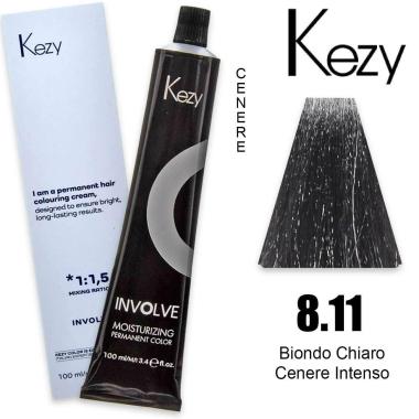 Kezy involve color 100 ml biondo chiaro cenere intenso 8.11