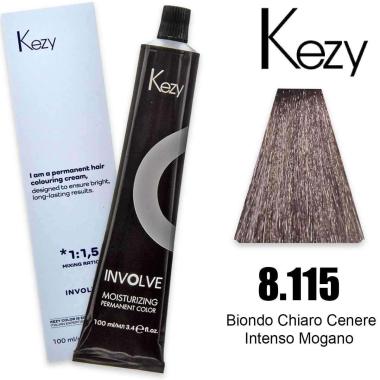 Kezy involve color 100 ml biondo chiaro cenere intenso mogano 8.115