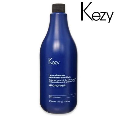 Kezy shampoo anti-giallo per capelli biondi  macadamia 1000 ml