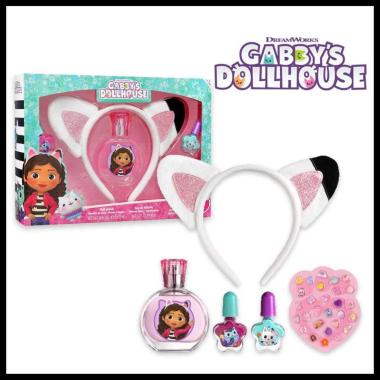 Gabby's dollhouse set edt 50ml + diadema + esmaltes + adhesivos