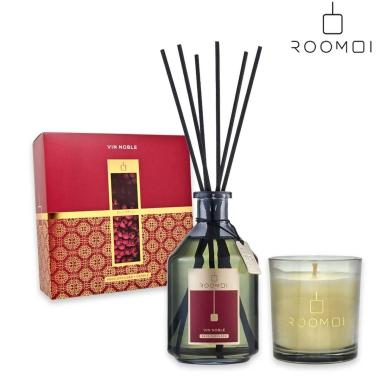 Roomoi coffret vin noble 200ml + candle 160 gr