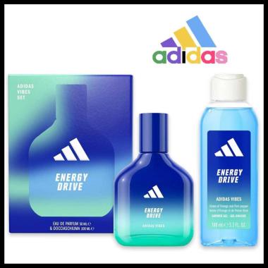 Adidas coffret edp 50ml + sg 100 ml energy drive