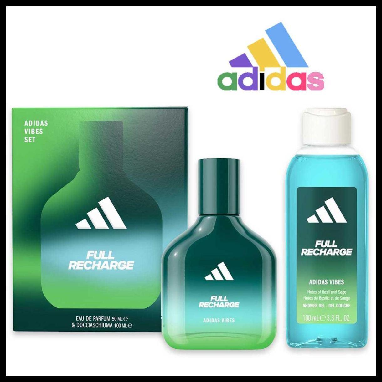 Adidas coffret edp 50ml + sg 100 ml full recharge