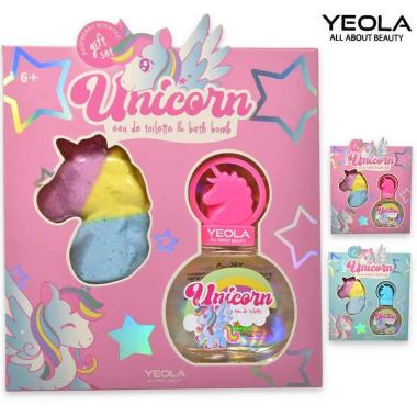 Unicorn conf. regalo (edt 50 ml + sali da bagno) 2 colori